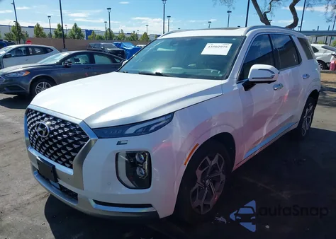 2021 Hyundai Palisade Calligraphy из США, поврежденный, VIN KM8R7DHE4MU181883